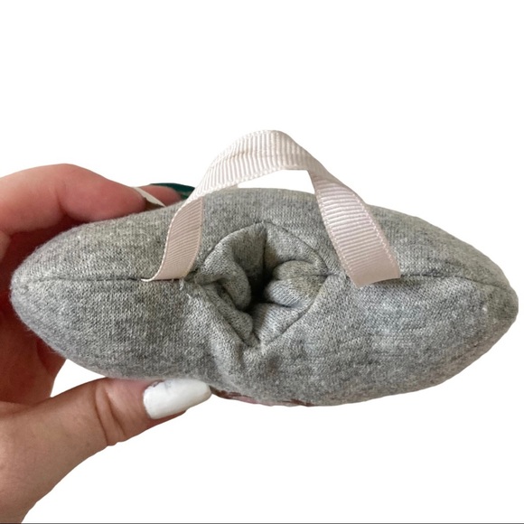 Vintage Y2K Victoria’s Secret PINK Heart Mini Pillow Stuffed Gray Pink Dog Rare - Picture 3 of 3